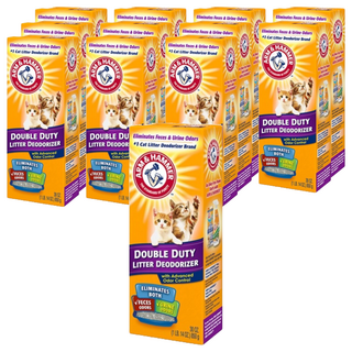 ARM&HAMMER 強效貓砂專用除臭粉 850g, 有效強力除臭 適用於各種類貓砂, 12盒