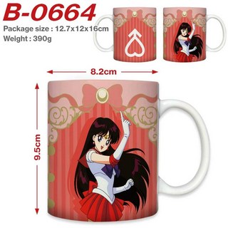 세일러문 세라믹 머그컵 도자기컵 물컵 귀여운 400ml, 1개, b-0664 400ml