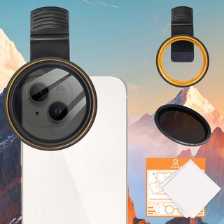 필터 ND 휴대폰 범용 노브 UEGOGO ND2 중립 58mm Zomei 400, 1 즐겨찾기 추가 3종세트 증정: 렌즈캡/수납가방/거울, 1개