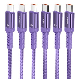 Toocki 툭키 E Marker 칩100W C to C타입 초고속 메탈 충전케이블