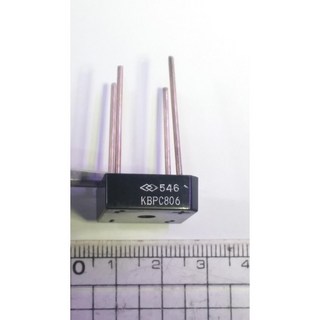 브릿지다이오우드 KBPC806 600V8A DIODE, 1개, 백색