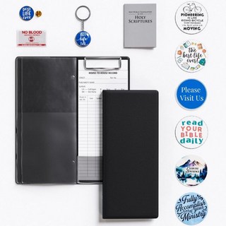 JW 사역용품 jw.org 선물하기 여호와 증인 액세서리 현장 서비스 용품 사역 주최자 핀 매거진 및 트랙 홀더 개척자 스티커 상품 이미지