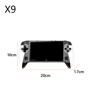 SF300 휴대용 게임 콘솔 4.5 인치 IPS 스크린 어린이 성인을위한 USB 충전식 레트로 비디오, 02 X9, 01 CHINA