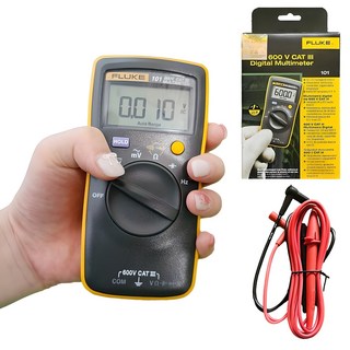 FLUKE 포켓 디지털 미터 FLUKE-101 AAA건전지 추가 증정, 1개 대표 이미지 - 멀티테스터기 추천