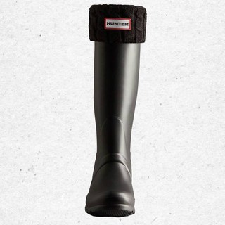 매장정품 헌터 HUNTER 남녀공용 6스티치 케이블 톨 부츠삭스 - 블랙 UAS3415RPYBLK 1245833, L