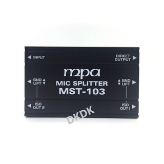 MPA 엠피에이 MST-103 마이크분배기 1:3 / 교회음향/마이크스플리터/MIC SPLITTER