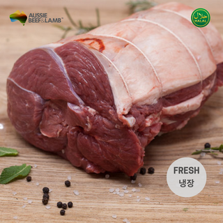 Halal Fresh Boneless Lamb Hind-Back Leg Australia 호주산 냉장 양 뒷다리살 양꼬치용 (뼈 없음 할랄), 1개, 500g