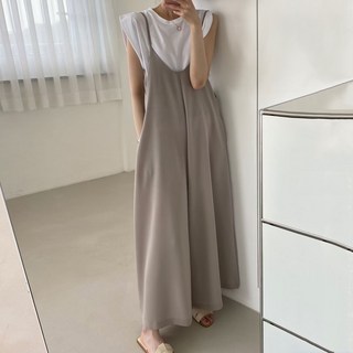 셀리나에스 루즈핏 점프수트