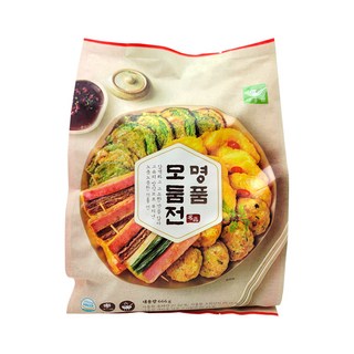 사옹원 명품 모듬전 666g 계란옷입은고기완자168g 8개 / 생깻잎전144g 6개 / 꼬치산적174g 3객 / 동태전180g 6개 1개 상품 이미지
