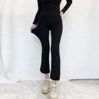 VANANA2 쫀쫀 스판 따뜻한 슬림핏 융털기모 부츠컷 레깅스팬츠