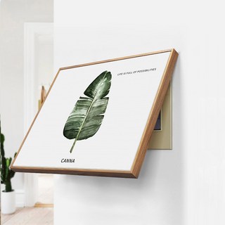 MUNEL 플랜트 인테리어 그림액자 배전함가리개, 1개, 칸나