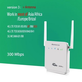 LTE라우터 Benton 3G 와이파이 LTE 라우터 잠금 해제 ldw931CPE Sim 카드 4G 홈 컨트리 하우스, 3.US Plug - Version3with anten, 1개