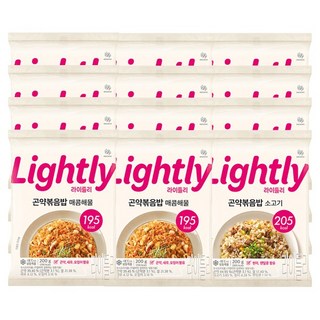라이틀리 곤약볶음밥 200g 매콤해물 8개 + 소고기 4개, 없음, 1세트
