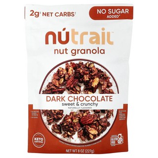 NuTrail 너트 그래놀라 다크 초콜릿 227g(8oz) NuTrail (뉴트레일), NuTrail, 너트 그래놀라, 다크 초콜릿, 227g