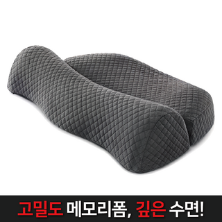 이더커머스 메모리폼 경추 목베개, 1개, 블랙