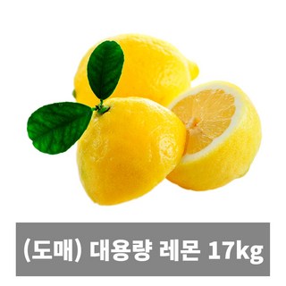 대용량 프리미엄 칠레 미국 팬시 레몬 대용량 17kg 카페 업소용, 1개, 레몬 115과 17kg