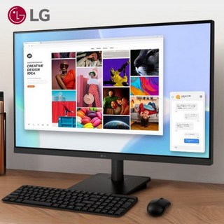 LG전자 24MS500 PC 모니터 FHD 60.4cm 사무실 사무용 모니터