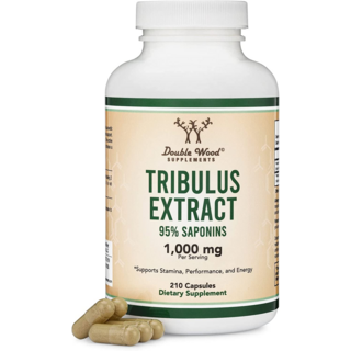 더블우드 트리뷸러스 남가새 1000mg 서빙 95% 사포닌 남성 활력제 Tribulus 210캡슐, 1개, 210개입, 210정