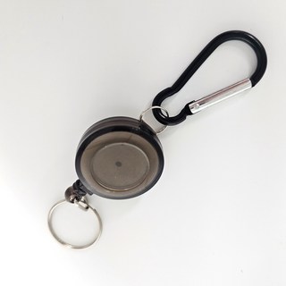 자동줄감기 와이어 키링 열쇠고리 낚시 자동줄 카라비너 회전후크 다용도