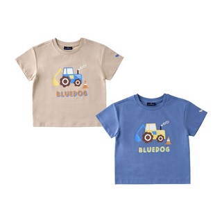 백화점 출고 [롯데단독][블루독]중장비그래픽티셔츠 (243K5-332-31)