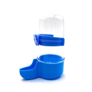 튼튼 자동 급수기 200ml 물통 대롱 앵무새 코뉴어 퀘이커 모란 왕관, 1개, 그린