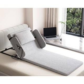 환자용 의자 침대 전동 앉기 리모컨 병원 간호 접이식 등받이 노약자 각도 조절 침대용, 75cm 그레이(  스펀지 +롱), 1개