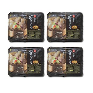 황장군 일품 고기많은 왕갈비탕, 1kg, 4개