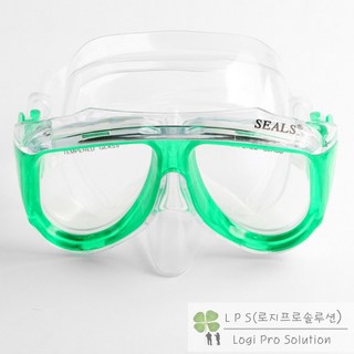 로지프로 잠수경 다이빙 마스크 고급형 그린 스노클링