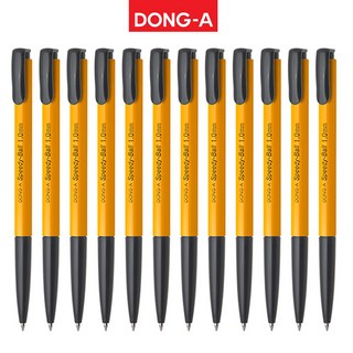 동아 스피디볼 유성볼펜 1타(12자루), 1개, 1.0mm-블랙(12P)