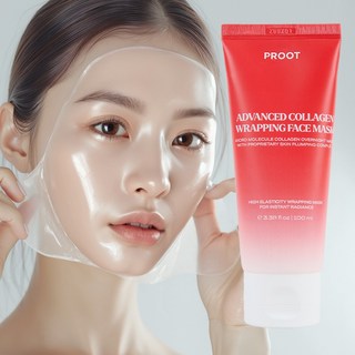 콜라겐 마스크 콜라겐 마스크팩 콜라겐 랩핑팩 콜라겐 물광 랩핑팩 저분자 콜라겐팩 저분자 콜라겐 마스크팩 콜라겐 물광 랩마스크 콜라겐 물광팩 콜라겐 나이트 랩핑 마스크 100ml, 1개, 1개입