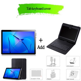 듀얼 와이파이 태블릿 PC 안드로이드 12 구글 플레이 MTK6762 옥타 코어 4G LTE 휴대폰 8GB RAM 256GB, 64GB, 06 Tab keyboard cover