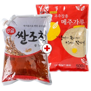 국산 메주가루 500g + 조청 3kg 고추장 담그기 세트 – 총 3.5kg 고추장만들기 국산 메주가루 500g + 조청 3kg 고추장 담그기 세트 – 총 3.5kg 고추장만들기