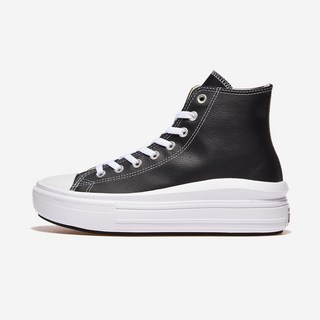 컨버스 척테일러 올스타 무브 레더 블랙 하이 - BLACK/WHITE/WHITE A04294C