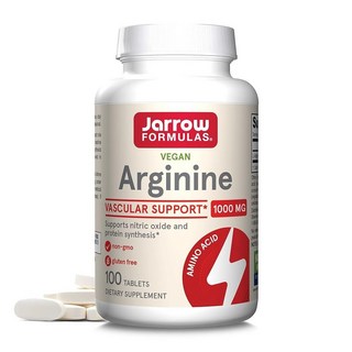자로우 포뮬러스 아르기닌 1000mg 100정 영양제 Jarrow Formulas, 1개