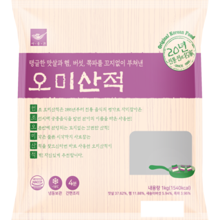 사옹원 오미산적1kg, 1kg, 1개