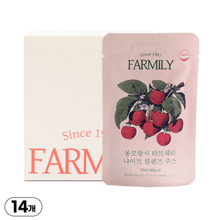 팜밀리1987 몽모랑시 타트체리 슬리핑 뷰티주스, 70ml, 1박스