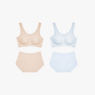 감탄브라 일체형 24ss 인견쿨 - 감탄 런닝형 브라팬티 2set
