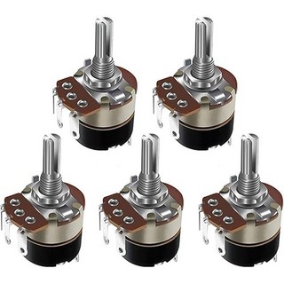 100K Ohm 속도 조절 전위차계 가변 저항 저항기(Potentiometer) WH138 볼트와 와셔 포함 0.1%의 비밀, 1개