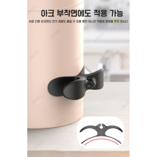 케이블 정리 홀더 전선 정리 홀더 클립 3p, 3개, 그레이