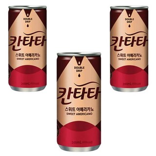 롯데 칸타타 스위트아메리카노 200ml x30캔, 30개