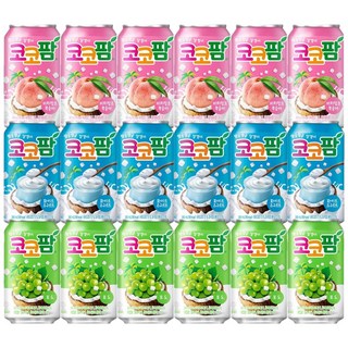 올따옴기획 해태 코코팜 340ml (포도6+복숭아6+요구르트6), 1세트