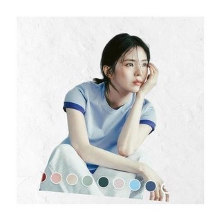 지오다노 여성 라운드넥 무지 면 기본 반팔 티셔츠 32551805325518