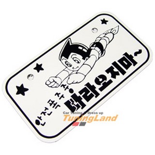 오토바이 스쿠터 패션 번호판