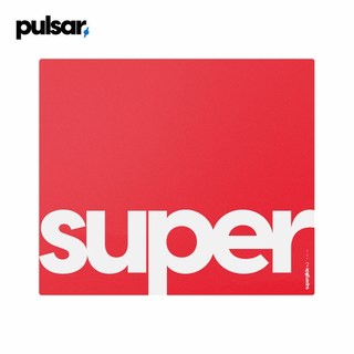PULSAR 슈퍼글라이드 V2 유리 마우스패드 레드 XL (두께 1.5T) – 1개 펄사슈퍼글라이드