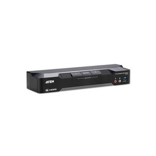 ATEN CM1942 2포트 4K DP 듀얼 디스플레이 KVM 매트릭스 스위치, 1개