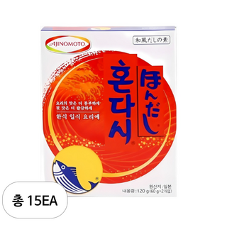 혼다시 조미료, 120g, 15개