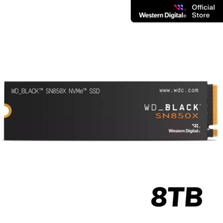 SOI 공식총판 Western Digital WD BLACK SN850X NVMe 8TB SSD, 1개