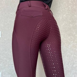 승마 포켓 풀패치 스판 바지 라이딩 실리콘 장비 박차, XS, 브라운, 1개