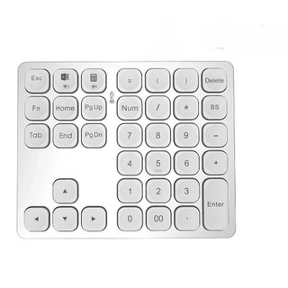 숫자키패드 노트북 넘버패드 블루투스 무선 키보드, 1개, 22키 블랙 Bluetooth 숫자키패드