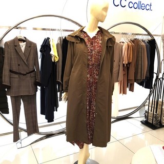 씨씨콜렉트 뒷프린트 후드야상점퍼 E193MSJ102 야상